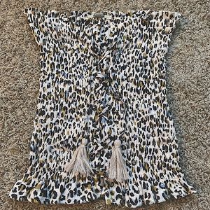 Gimmicks leopard tube top